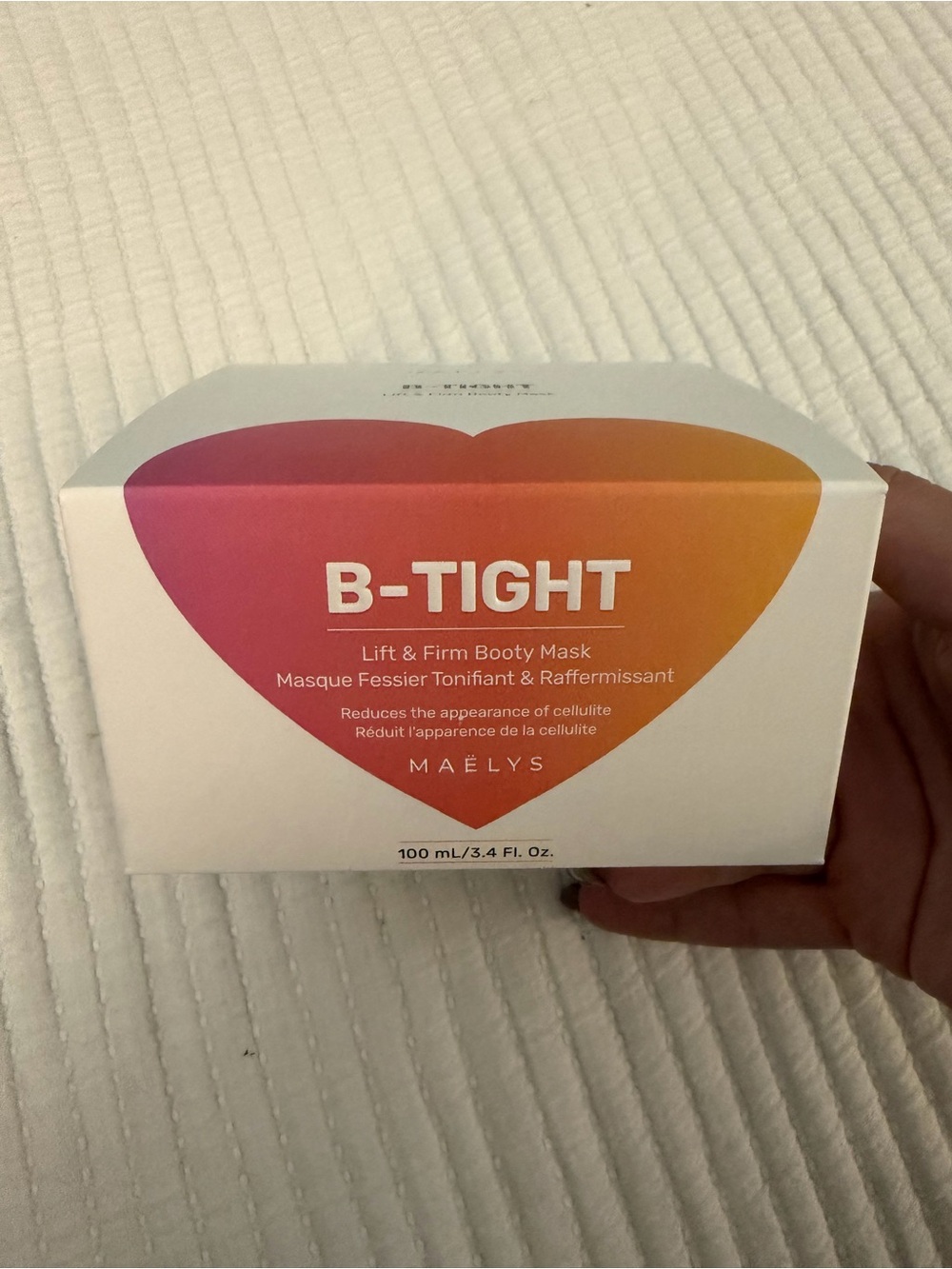 Maëlys B-Tight Lift & Firm Booty Mask — Pink/Orange Heart